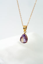 Load image into Gallery viewer, 9ct Gold Pear Shaped Ametrine Pendant,  Delross Design Jeweller, Brisbane Jeweller, Chermside Jeweller, Custom Jewellery