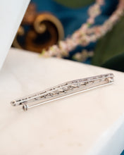 Load image into Gallery viewer, Handmade Platinum &amp; 18ct White Gold Diamond Brooch