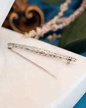 Load image into Gallery viewer, Handmade Platinum &amp; 18ct White Gold Diamond Brooch