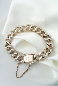 Vintage Sterling Silver Curb Link Bracelet , Delross Design Jeweller, Brisbane Jeweller, Chermside Jeweller, Custom Jewellery