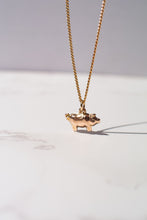 Load image into Gallery viewer, 9ct Rose Gold Pig Charm Pendant, Delross Design Jeweller, Brisbane Jeweller, Chermside Jeweller, Custom Jewellery