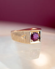 Load image into Gallery viewer, 18ct Yellow Gold Natural Ruby &amp; Diamond Ring