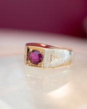 Load image into Gallery viewer, 18ct Yellow Gold Natural Ruby &amp; Diamond Ring