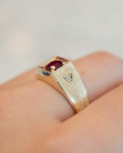 Load image into Gallery viewer, 18ct Yellow Gold Natural Ruby &amp; Diamond Ring