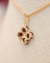 Load image into Gallery viewer, 9ct Yellow Gold Almandine Garnet &amp; Diamond Pendant