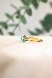 Antique Victorian Era 15ct Gold Turquoise Ring,  Delross Design Jewellers, Brisbane Jewellers, Custom Brisbane Jewellers, Brisbane Jewellery Repairs, Chermside West Jewellers  