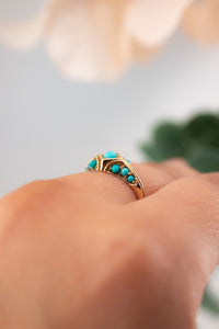 Antique Victorian Era 15ct Gold Turquoise Ring,  Delross Design Jewellers, Brisbane Jewellers, Custom Brisbane Jewellers, Brisbane Jewellery Repairs, Chermside West Jewellers  