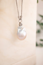 Load image into Gallery viewer, 925 Sterling Silver Baroque Pearl Necklace,  Delross Design Jewellers, Brisbane Jewellers, Custom Brisbane Jewellers, Brisbane Jewellery Repairs, Chermside West Jewellers   