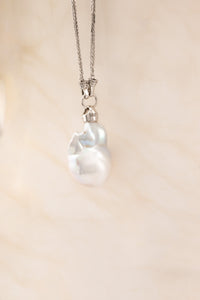 925 Sterling Silver Baroque Pearl Necklace,  Delross Design Jewellers, Brisbane Jewellers, Custom Brisbane Jewellers, Brisbane Jewellery Repairs, Chermside West Jewellers   