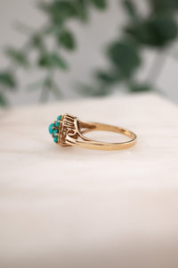 Vintage 9ct Gold Turquoise Ring, Delross Design Jewellers, Brisbane Jewellers, Custom Brisbane Jewellers, Brisbane Jewellery Repairs, Chermside West Jewellers  