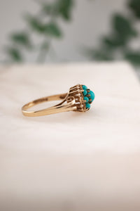 Vintage 9ct Gold Turquoise Ring, Delross Design Jewellers, Brisbane Jewellers, Custom Brisbane Jewellers, Brisbane Jewellery Repairs, Chermside West Jewellers  