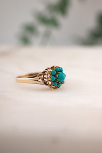 Vintage 9ct Gold Turquoise Ring, Delross Design Jewellers, Brisbane Jewellers, Custom Brisbane Jewellers, Brisbane Jewellery Repairs, Chermside West Jewellers  