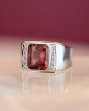 Load image into Gallery viewer, 18ct White Gold Tourmaline &amp; Diamond Ring