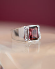 Load image into Gallery viewer, 18ct White Gold Tourmaline &amp; Diamond Ring