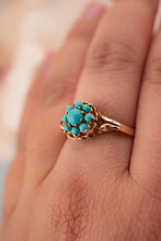 Load image into Gallery viewer, Vintage 9ct Gold Turquoise Ring, Delross Design Jewellers, Brisbane Jewellers, Custom Brisbane Jewellers, Brisbane Jewellery Repairs, Chermside West Jewellers  