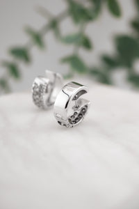 Vintage 9ct White Gold Diamond 0.72ct TDW Huggie Earrings, Delross Design Jewellers, Brisbane Jewellers, Custom Brisbane Jewellers, Brisbane Jewellery Repairs, Chermside West Jewellers   