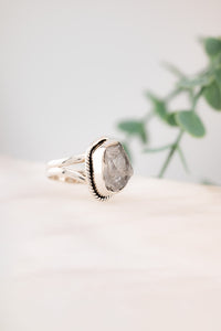 925 Sterling Silver 'Herkimer Diamond' Quartz Ring, Delross Design Jewellers, Brisbane Jewellers, Custom Brisbane Jewellers, Brisbane Jewellery Repairs, Chermside West Jewellers  