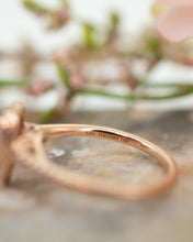 Load image into Gallery viewer, 10ct Rose Gold Morganite, Sapphire &amp; Diamond Ring