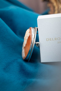 Vintage Sterling Silver Shell Cameo,  Delross Design Jewellers, Brisbane Jewellers, Custom Brisbane Jewellers, Brisbane Jewellery Repairs, Chermside West Jewellers  