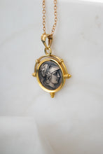 Load image into Gallery viewer, 14ct Gold Greek Coin Pendant, Delross Design Jewellers, Brisbane Jewellers, Custom Brisbane Jewellers, Brisbane Jewellery Repairs, Chermside West Jewellers