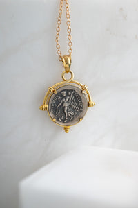 14ct Gold Greek Coin Pendant, Delross Design Jewellers, Brisbane Jewellers, Custom Brisbane Jewellers, Brisbane Jewellery Repairs, Chermside West Jewellers