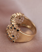 Load image into Gallery viewer, 9ct Gold Coral Inspired Sapphire Ring