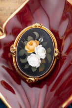 Load image into Gallery viewer, Antique Art Nouveau 18ct Gold Pietra Dura Brooch,  Delross Design Jewellers, Brisbane Jewellers, Custom Brisbane Jewellers, Brisbane Jewellery Repairs, Chermside West Jewellers  