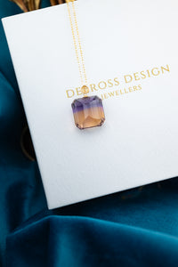 Gold Plated Natural Ametrine Pendant, Delross Design Jewellers, Brisbane Jewellers, Custom Brisbane Jewellers, Brisbane Jewellery Repairs, Chermside West Jewellers  