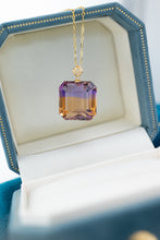 Load image into Gallery viewer, Gold Plated Natural Ametrine Pendant, Delross Design Jewellers, Brisbane Jewellers, Custom Brisbane Jewellers, Brisbane Jewellery Repairs, Chermside West Jewellers  