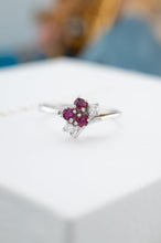 Load image into Gallery viewer, Vintage 14ct White Gold Ruby &amp; Diamond Ring, Delross Design Jewellers, Brisbane Jewellers, Custom Brisbane Jewellers, Brisbane Jewellery Repairs, Chermside West Jewellers  