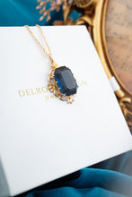 Load image into Gallery viewer, 9ct Gold Blue Paste Stone Pendant, Delross Design Jewellers, Brisbane Jewellers, Custom Brisbane Jewellers, Brisbane Jewellery Repairs, Chermside West Jewellers   