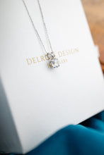 Load image into Gallery viewer, 10ct White Gold Cubic Zirconia Pendant, Delross Design Jewellers, Brisbane Jewellers, Custom Brisbane Jewellers, Brisbane Jewellery Repairs, Chermside West Jewellers   