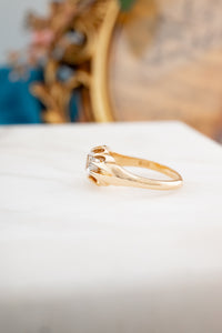 Vintage 9ct Gold Cubic Zirconia Ring, Delross Design Jewellers, Brisbane Jewellers, Custom Brisbane Jewellers, Brisbane Jewellery Repairs, Chermside West Jewellers  