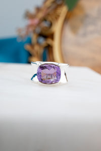 925 Sterling Silver Amethyst Ring, Delross Design Jewellers, Brisbane Jewellers, Custom Brisbane Jewellers, Brisbane Jewellery Repairs, Chermside West Jewellers  