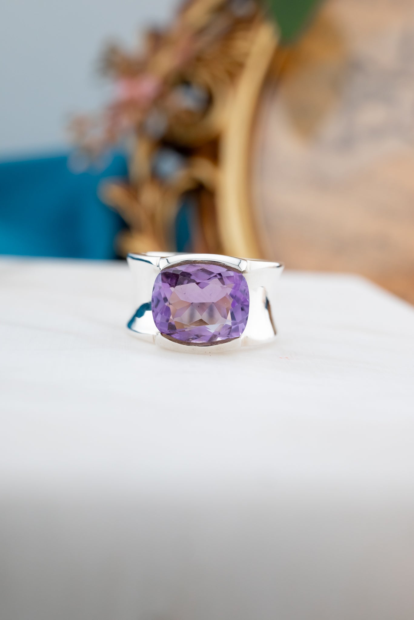 925 Sterling Silver Amethyst Ring, Delross Design Jewellers, Brisbane Jewellers, Custom Brisbane Jewellers, Brisbane Jewellery Repairs, Chermside West Jewellers  