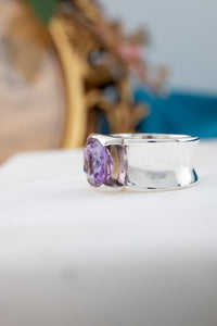 925 Sterling Silver Amethyst Ring, Delross Design Jewellers, Brisbane Jewellers, Custom Brisbane Jewellers, Brisbane Jewellery Repairs, Chermside West Jewellers  