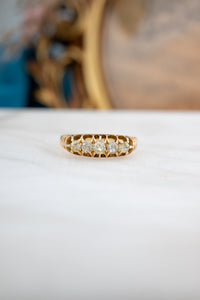 Antique 18ct Yellow Gold & Diamond 0.60ct TDW Ring, Delross Design Jewellers, Brisbane Jewellers, Custom Brisbane Jewellers, Brisbane Jewellery Repairs, Chermside West Jewellers  