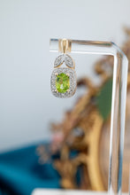 Load image into Gallery viewer, 9ct Gold Peridot &amp; Diamond Stud Earrings,  Delross Design Jewellers, Brisbane Jewellers, Custom Brisbane Jewellers, Brisbane Jewellery Repairs, Chermside West Jewellers   