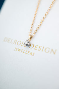 Vintage 14ct Gold Diamond Pendant,  Delross Design Jewellers, Brisbane Jewellers, Custom Brisbane Jewellers, Brisbane Jewellery Repairs, Chermside West Jewellers  