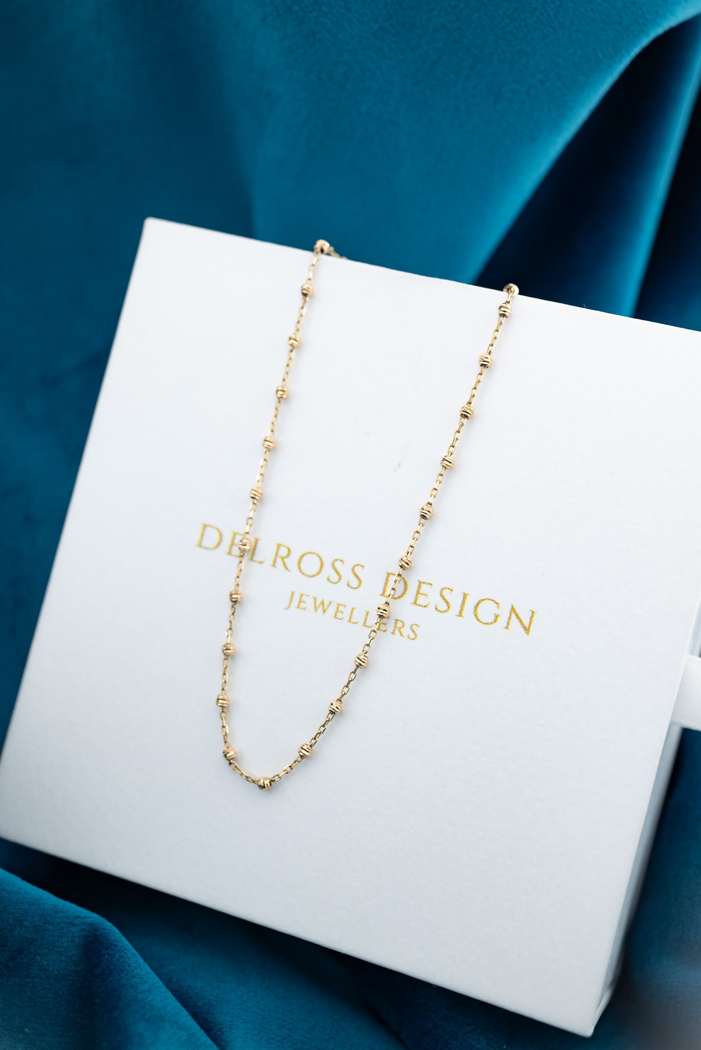 9ct Gold Fancy Cable Link Ball Chain,Delross Design Jewellers, Brisbane Jewellers, Custom Brisbane Jewellers, Brisbane Jewellery Repairs, Chermside West Jewellers  