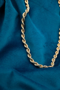 9ct Yellow Gold Rope Chain, Delross Design Jewellers, Brisbane Jewellers, Custom Brisbane Jewellers, Brisbane Jewellery Repairs, Chermside West Jewellers  