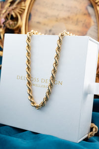 9ct Yellow Gold Rope Chain, Delross Design Jewellers, Brisbane Jewellers, Custom Brisbane Jewellers, Brisbane Jewellery Repairs, Chermside West Jewellers  