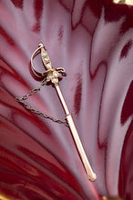 Load image into Gallery viewer, Antique Victorian Rose Gold 9ct Sword. Made in Birmingham. Functional Case, Delross Design Jewellers, Brisbane Jewellers, Custom Brisbane Jewellers, Brisbane Jewellery Repairs, Chermside West Jewellers   