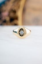 Load image into Gallery viewer, Antique 15ct Gold Diamond Signet Ring, Delross Design Jewellers, Brisbane Jewellers, Custom Brisbane Jewellers, Brisbane Jewellery Repairs, Chermside West Jewellers  