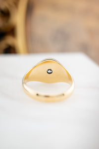 Antique 15ct Gold Diamond Signet Ring, Delross Design Jewellers, Brisbane Jewellers, Custom Brisbane Jewellers, Brisbane Jewellery Repairs, Chermside West Jewellers  