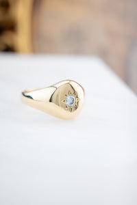 Antique 15ct Gold Diamond Signet Ring, Delross Design Jewellers, Brisbane Jewellers, Custom Brisbane Jewellers, Brisbane Jewellery Repairs, Chermside West Jewellers  