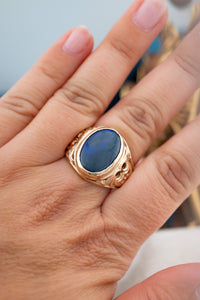 Vintage 9ct Gold Solid Opal Ring, Delross Design Jewellers, Brisbane Jewellers, Custom Brisbane Jewellers, Brisbane Jewellery Repairs, Chermside West Jewellers  