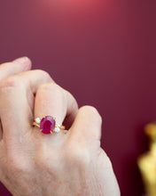 Load image into Gallery viewer, 18ct Natural 3.52ct Ruby Ring