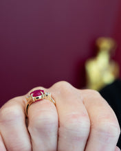 Load image into Gallery viewer, 18ct Natural 3.52ct Ruby Ring