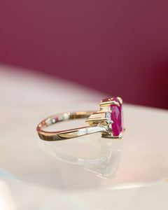 18ct Natural 3.52ct Ruby Ring